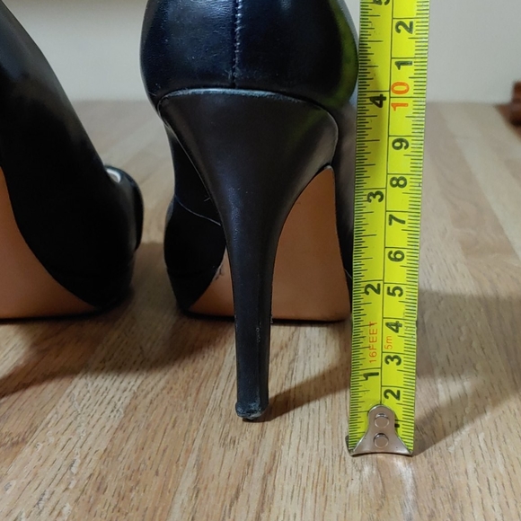 Coach Aliya Logo Peek Open Toe Heels 6B - Picture 8 of 16